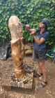 Working on Memorial Sculpture 2020<br /><br />Oak